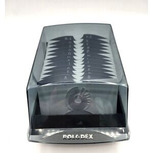 Rolodex R-030 All Unused Cards Organization Address Business Cards - 8" long
